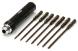 QuickPit Spring Steel Allen Hex (7) Wrench Set w/ Carbon Fiber Handle