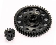 Billet Machined Steel Gear Set 44T+11T for Axial 1/10 Off-Road EXO Terra Buggy