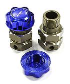 Billet Machined Wheel Adapter 24mm Hex (2) for Losi 5ive-T
