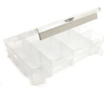 Plastic Storage Box 206x148x42mm for Small Parts & Hardware 12 Compartments