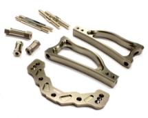 Billet Machined Rear Upper Suspension Arm Conversion for Losi 5ive-T