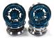 1.9 Size Alloy D5H Spoke Beadlock Wheel (4) w/ Weight Fronts for Scale Crawler