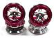 1.9 Size Alloy D5P Spoke Beadlock Wheel (4) w/ Weight Fronts for Scale Crawler