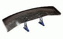 Realistic 185mm Carbon Fiber Wing & Wing Mount for 1/10 Size Drift & Touring Car