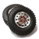 Billet Machined Alloy T4 Front Wheel & XA Tire Set for Tamiya 1/14 Scale Tractor
