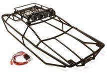 Type IV Steel Roll Cage Body w/ Luggage Tray & LED Light for Traxxas 1/10 Summit