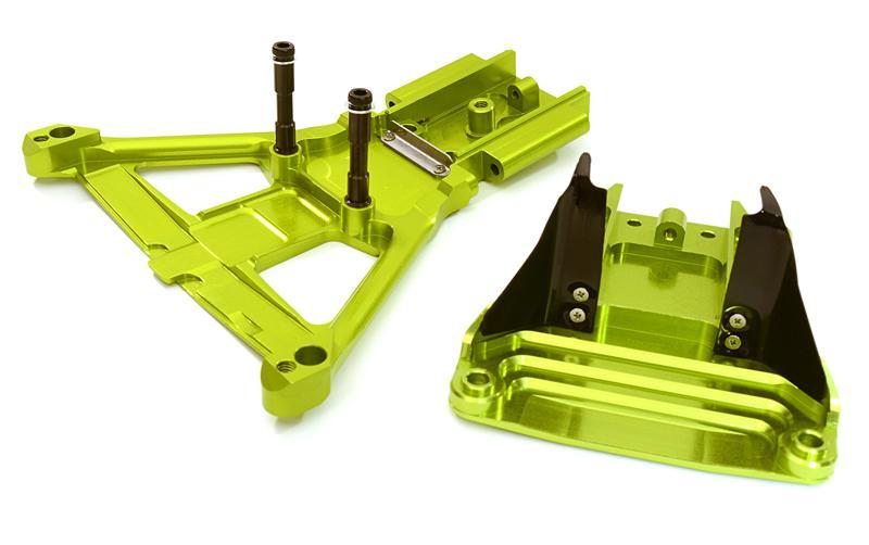 Machined Front & Rear Bulkhead for Traxxas Slash 4X4 LCG Chassis for R/C or  RC - Team Integy