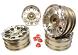 Realistic 1.9 Size X8U Alloy Wheel (4)+M4 Nut for Scale Off-Road Crawler