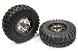 V2 Alloy 6 Spoke Type S3 1.9 Size Wheel & Tire (2) for Scale Crawler (OD=106mm)