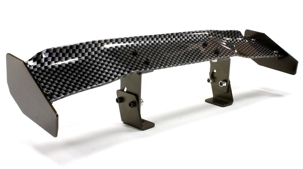 Stem Racing Best Rear Wing Realistic Alloy Rear Wing 165mm w/ Adj. Mount for 1/10 Size Drift ...
