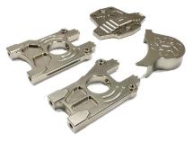 Billet Machined Alloy Center Differential Mount Set for Losi 5ive-T