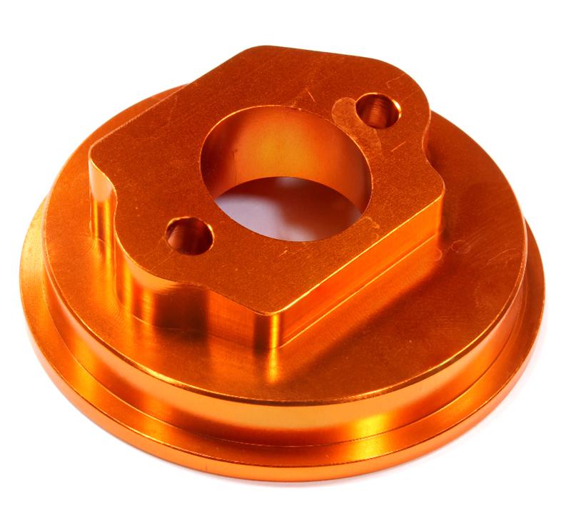 Integy RC Toy Model Hop ups C25524orange Billet Machined Angled Air Filter Mount BAJ337 Type for HPI Baja 5B 5T 5SC