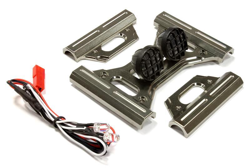 Alloy Roll Cage Front Cross Brace w/ LED Spot Lights for HPI Baja 5B &  5B2.0 for R/C or RC - Team Integy