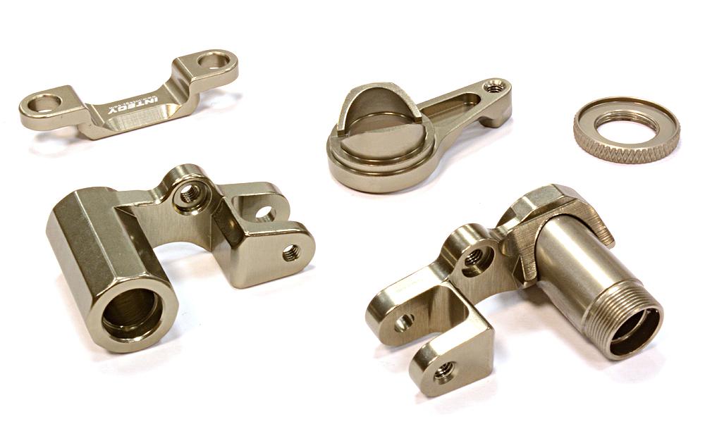 Billet Machined Steering Rack & Bar for Vaterra Twin Hammers