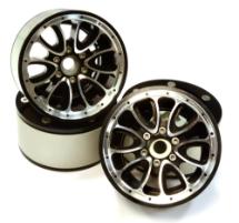 Billet Machined High Mass 12 Spoke 2.2 Size Wheel (4) for 1/10 Axial Wraith 2.2