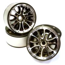 Billet Machined High Mass 12 Spoke 2.2 Size Wheel (4) for 1/10 Axial Wraith 2.2
