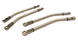 Billet Machined Titanium Alloy Upper Linkage Set 125mm for Axial 1/10 Wraith 2.2