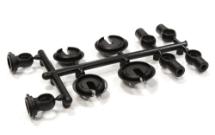 6mm Type Plastic Rod End & Spring Retainer Package for C25910 Competition Shock