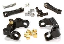 Billet Machined Caster Blocks & Upper Links for Tamiya Scale Off-Road CC01