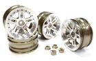 Billet Machined T1 Wheel Set (4) for Tamiya Scale Off-Road CC01