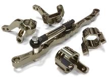 Billet Machined Steering Knuckle, Caster Block & Linkage Set for Axial SCX-10