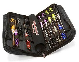 Standard Size 17pcs Competition Tool Set w/ Carrying Bag for 1/10 Off-Road