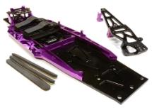 Billet Machined Complete LCG Chassis Conversion Kit for Traxxas 1/10 Slash 2WD