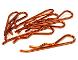 Anodized Color Bent-Up Body Clips (8) for 1/5 & 1/4 Size Vehicles(LxW=46x11mm)
