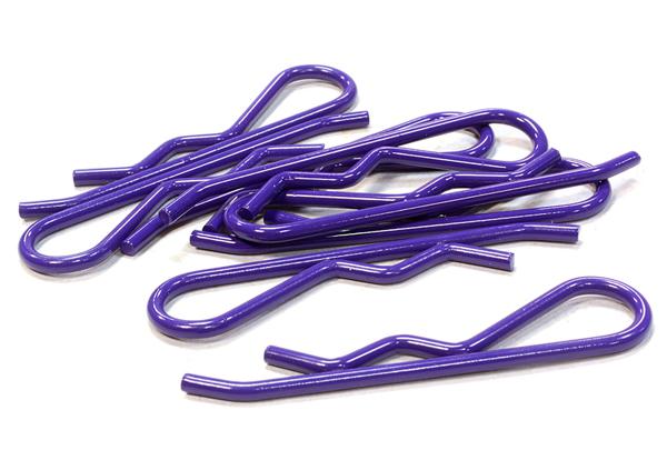 Color Bent-Up Body Clips (8) for 1/5 & 1/4 Size Vehicles(LxW