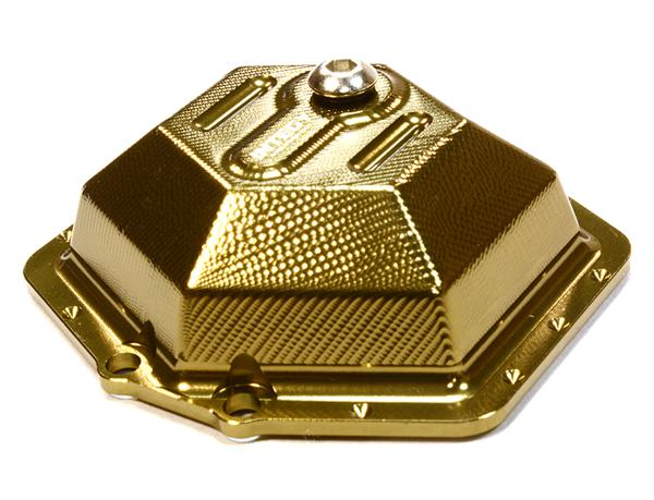 Billet Machined Alloy Rear Differential Cover for Axial 1/10