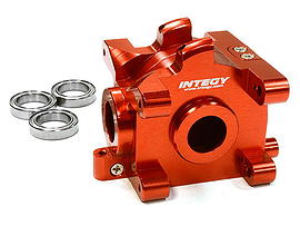 Red Billet Machined Gearbox for HPI 1/10 Scale E10 On-Road RC Car