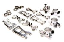 INTEGY RC C26459SILVER Billet Machined Shock Set for HPI 1/10 Scale E10 On-Road