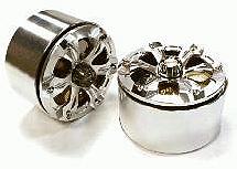 Billet Machined 6 Spoke LCG Weighted Wheel (2) for 1/10 Scale 2.2 Crawler Truck