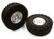 Composite 4L Type 1.9 Size Wheel & Tire (2) for 1/10 Scale Crawler (O.D.=113mm)