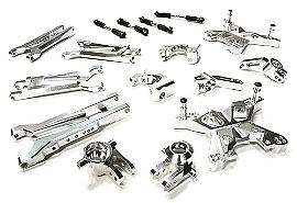Silver Billet Machined Suspension Upgrade Kit for Traxxas 1/10 Scale Slash 4X4