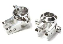 RC Car C26191SILVER Billet Machined Motor Cover for Traxxas 1/10 Slash 4X4 VXL