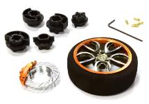 V10 Spoke Steering Wheel Set for Most HPI, Futaba, Airtronics, Hitec & KO