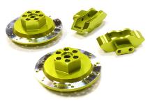 Realistic Alloy Machined Rear Brake Hex Hub Set for HPI 1/10 Scale E10 On-Road