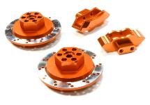 Realistic Alloy Machined Rear Brake Hex Hub Set for HPI 1/10 Scale E10 On-Road