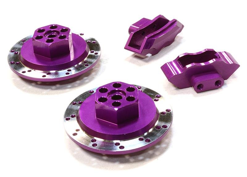 INTEGY RC C26310PURPLE Billet Machined Upper Arm for HPI 1/10 Scale E10 On-Road 