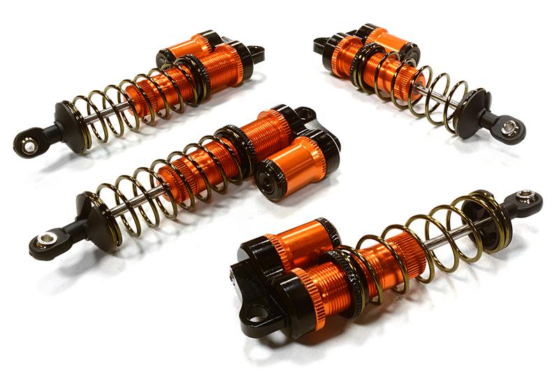 MSR4 Shock Set w/ Piggyback for HPI Savage-X, 21 & 25 (L