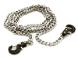 V2 Realistic 1/10 Scale Metal Drag Chain w/ Tow Hooks for Off-Road Crawler