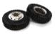 Machined Alloy T6 Front Wheel & XD Tire Set for Tamiya 1/14 Scale Tractor Trucks