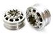 Billet Machined Alloy T5 Front Wheel Set for Tamiya 1/14 Scale Tractor Trucks