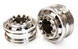 Billet Machined Alloy T6 Front Wheel Set for Hex Type 1/14 Scale Tractor Trucks