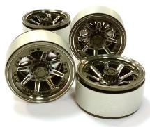 1.9 Size Billet Machined Alloy 8 Spoke Wheel(4) High Mass Type for Scale Crawler