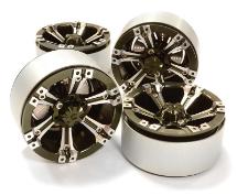 1.9 Size Billet Machined Alloy 6D Spoke Wheel(4)High Mass Type for Scale Crawler