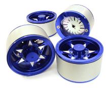 2.2 Size Billet Machined Alloy 6V Spoke Wheel(4)High Mass Type for Scale Crawler