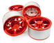 2.2 Size Billet Machined Alloy 6V Spoke Wheel(4)High Mass Type for Scale Crawler