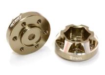 Alloy 12mm Hex-to-6 Bolt Type Wheel Hub 9mm Thick for 1/10 Axial Crawler